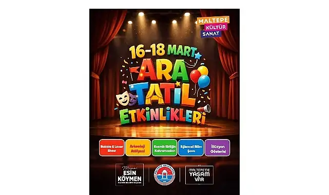 Maltepe Belediyesi’nin Ara Tatil Etkinlikleri Başlıyor