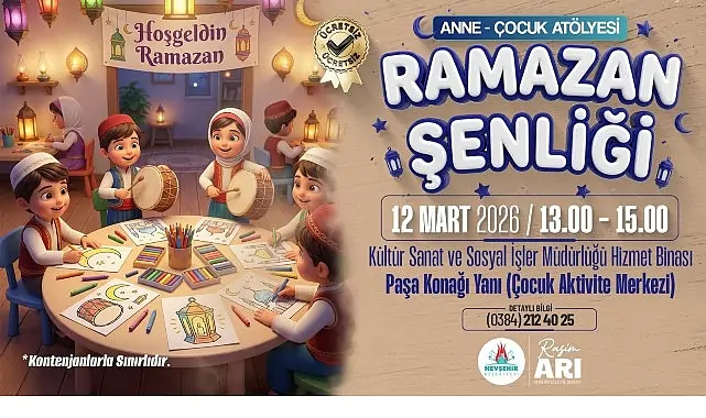 Nevşehir Belediyesi’nden Çocuklara Özel Ramazan Etkinliği