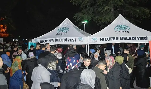 Nilüferliler Kadir Gecesi’nin maneviyatını yaşadı