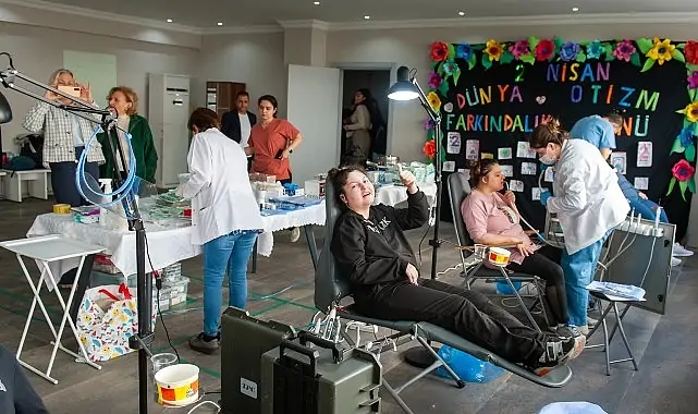 Karşıyaka’da özel bireylere ağız ve diş sağlığı taraması