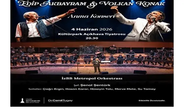 İzmir’de Edip Akbayram ve Volkan Konak şarkıları yankılanacak